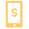 Icon illustration of a smartphone
