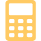 Icon illustration of a calculator